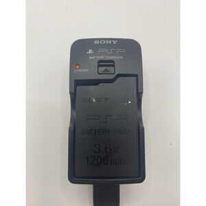 OEM Sony PSP Battery Pack 3.6V 1200mAh + Charger PSP 1000 2000 3000
